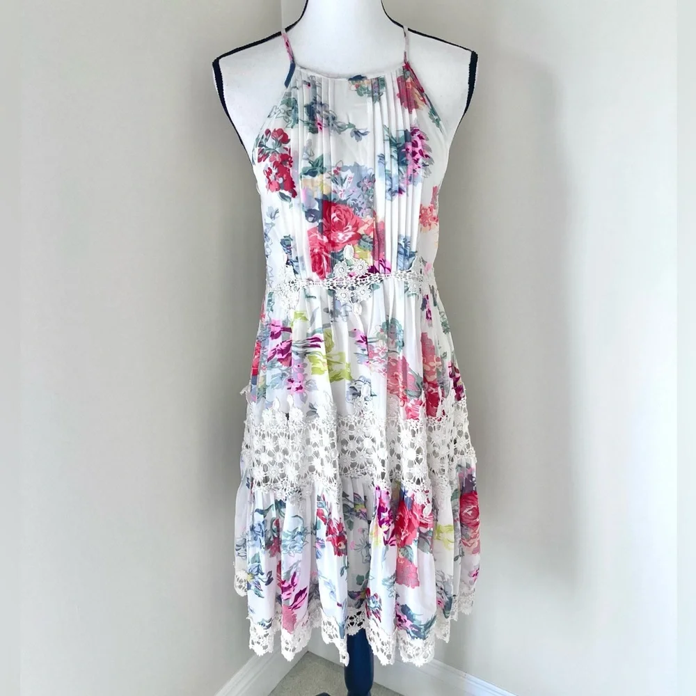 Anthropologie Ranna Gill Kalila Floral Dress Size S - Picture 5 of 13